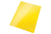 Mapper en Klemborden - Leitz WOW 3-Klepsmap, Karton Geel - 39820016
