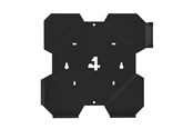 Gaming accessoires - 4Mount Wall mount for PS4 Slim - Black - Miscellaneous Accessoires voor spelconsole - Sony PlayStation 4 - 4M-PS4S-B-V1