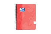 Schrijfblokken, formulieren en notitieboekjes - Oxford Touch Notebook A5 ruled 7 mm soft touch cover twin-wire 180 pages - 400118804