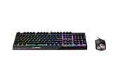 Toetsenbord - MSI Vigor GK30 combo - Toetsenbord and Muis set - US - Keyboard and mouse set - Engels (US international) - Zwart - S11-04US602-CLA