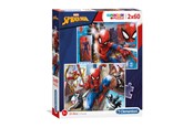 Puzzels - Clementoni Puzzel Spiderman 2x60st. Vloer - 21608