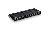 Accessoires - TRENDnet TC-P12C6AS 12-Port Cat6A Shielded Wall Mount Patch Panel - TC-P12C6AS