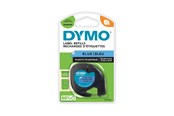 Papier, fotopapier en etiketten - DYMO ® LetraTag Tape 12mm x 4m (black on blue) 1-blister - S0721650