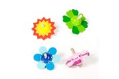 Houten speelgoed - Goki Houten tol-kleur - 62954