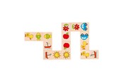 Bordspellen, Kaartspellen & Dobbelspellen - Goki Wooden Domino - 56815