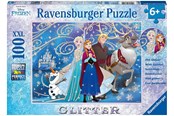 Puzzels - Ravensburger Disney Frozen-Glistening Sneeuw 100pcs. XXL - 136100