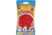Creatief spelen - Hama Ironing Kralen - Rood transparent (013) 1000pcs. - 207-13