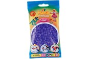 Creatief spelen - Hama Strijkkralen - Lila transparant (074) 1000 stuks. - 207-74