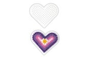 Creatief spelen - Hama Ironing Beads Plate-Heart Small - 236