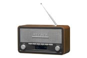 DAB & Wekkerradio - DENVER DAB-18 - wekkerradio - Bluetooth - DAB/DAB+/FM - Stereo - Brown - DAB-18