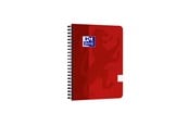 Schrijfblokken, formulieren en notitieboekjes - Oxford Touch Notebook A5 ruled 7 mm soft touch cover twin-wire 180 pages - 400103999