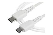 USB-kabel - StarTech.com 2 m / 6.6 ft. USB C Cable - Wit - Aramid Fiber - USB-C cable - 2 m - RUSB2CC2MW