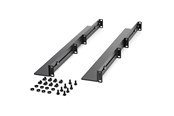 Rackkoffers - StarTech.com 1U Server Rack Rails met verstelbare montagediepte - 4 post rack rail kit - 1U - UNIRAILS1UB