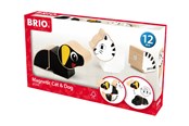 Speelgoed voor baby's - Brio Magnetic Cat and Dog - 30269