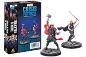 Bordspellen, Kaartspellen & Dobbelspellen - Asmodee Marvel Crisis Protocol Thor & Valkyrie: Marvel Crisis Protocol Thor & Valkyrie - FMSG11