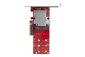 Harde schijf accessoires - StarTech.com x8 Dual M.2 PCIe SSD Adapter - PCIe 3.0 - PCI Express M.2 SSD Adapter Card- For PCIe NVMe and PCIe AHCI M.2 SSDs - interface adapter - M.2 Card - PCIe 3.0 x8 - PEX8M2E2