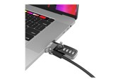 Systeemaccessoires - Compulocks Ledge MacBook Pro 16-inch Lock Adapter With Combination Lock - MBPR16LDG01CL
