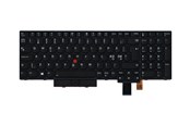 Toetsenbord - Lenovo Chicony - Notebook replacement keyboard - Noords - Zwart - 01HX258