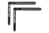 Muurbevestigingen, AV-bevestigingen & AV-meubels - Nedis SBMT10BK - Montage kit (full-motion) - Max 10 kg - recommended for 65" - SBMT10BK