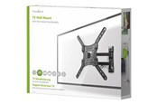 Muurbevestigingen, AV-bevestigingen & AV-meubels - Nedis TVWM1530BK - wall mount (full-motion) - Max 30 kg - recommended for 55" - TVWM1530BK