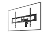 Muurbevestigingen, AV-bevestigingen & AV-meubels - Nedis TVWM1550BK - Muurbevestiging (full-motion) - Max 25 kg - recommended for 70" - TVWM1550BK