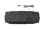 Toetsenbord - Nedis Gaming: Spelen - Gaming toetsenbord - Universal - Zwart - GKBD100BKUS