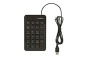 Toetsenbord - Nedis - numpad / keypad - Zwart - Numpad - Zwart - KBNM100BK