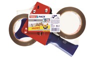 Tape & Lijm - tesa pack Ultra Strong Packaging Tape 2 x 66m x 50mm + Dispenser Bruin - 57108-00000-01