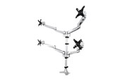 Monitorbevestiging - StarTech.com Quad Monitorbevestiging - Premium - For up Aan 27" VESA Monitors - desk mount (adjustable arm) - ARMQUADPS