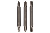 Boren en bits - Bosch BITSSÆT DOBBELT PH 60MM 3STK GL - 2609255961