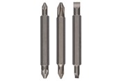 Gereedschap - Bosch BITS DOBBEL LIGE/PH/PZ L:60MM 3 STK - 2607001745