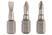 Boren en bits - Bosch BITS LIGE 0,6/PH1/PZ1 25MM 3 STUKS - 2607001765