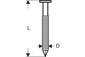 Gereedschap - Bosch SØM 21GR 2.9X60MM EFZ R 4000 STK - 2608200036