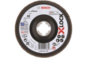 Haakse slijper - Bosch LAMELSLIBESKIVE XLOCK SKRÅ BFM 125MM K40 - 2608621767