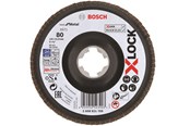 Haakse slijper - Bosch LAMELSLIBESKIVE XLOCK SKRÅ BFM 125 K80 - 2608621769