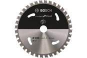 Cirkelzaag - Bosch RUNDSAVKLINGE ACCU STD STÅL 160X20X40T - 2608837749