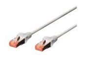 Netwerk - kabel - DIGITUS CAT 6 S-FTP patch cord - 1.5m - Grijs - 1m - DK-1644-015
