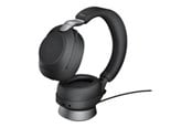 Headphones/Headsets - Jabra Evolve2 85 Link380a UC Stereo Stand Zwart - 28599-989-989