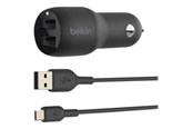 Mobiel - Adapters & Opladers - Belkin BOOST CHARGE Dubbele Oplader - CCB001BTBK
