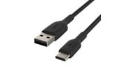 USB-kabel - Belkin BoostCharge USB-A to USB-C Cable - Braided - 2m - Black - CAB002BT2MBK
