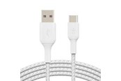 USB-kabel - Belkin BOOST CHARGE" USB-A to USB-C Cable_Braided 2M Wh - CAB002BT2MWH