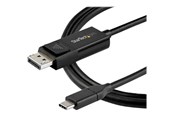USB-kabel - StarTech.com 3.3 ft. (1 m) USB C to DisplayPort 1.4 Cable - Bidirectional - USB / DisplayPort cable - 1 m - CDP2DP141MBD