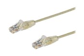 Netwerk - kabel - StarTech.com 1.5m CAT6 Cable - Grey Slim CAT6 Patch Cord - Snagless - LSZH - patch cable - 1.5 m - grey - Grijs - 1m - N6PAT150CMGRS