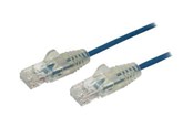 Netwerk - kabel - StarTech.com 2.5m CAT6 Cable - Blue Slim CAT6 Patch Cord - Snagless - LSZH - patch cable - 2.5 m - blue - Blauw - 2.5m - N6PAT250CMBLS