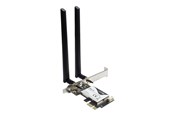 Netwerk-adapter (netwerkkaart, printserver, enz.) - Inter-Tech DMG-35 WiFi 6 + BT 5.0 PCIe Adapter - 88888149