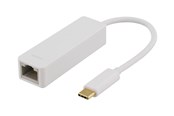 Netwerk-adapter (netwerkkaart, printserver, enz.) - Deltaco USB 3.1 netwerkadapter 1xRJ45 1xUSB-C - USBC-GIGA1