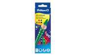 Hobby artikelen - Pelikan 6 thick colored pencils Silverino triangular - 100401595
