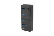 USB hub - Natec NHU-1557 Hub USB 3.0 Mantis2 4-ports USB hub - 4 - USB 3.2 - Zwart - NHU-1557