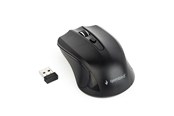 Muis - Gembird MUSW-4B-04 - Muis - 2.4 GHz - Zwart - Muis - Optisch - 4 knoppen - Zwart - MUSW-4B-04