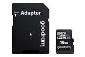 Geheugenkaart - GOODRAM Geheugenkaart Micro SDHC 16GB Class 10 UHS-I - M1AA-0160R12